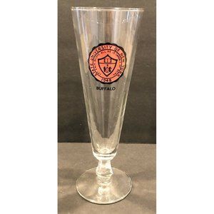 Vintage State University of New York at Buffalo Clear Dessert Wine Goblet Glass